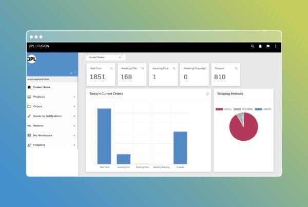 3PL Fusion Order Fulfilment Software Hero Banner