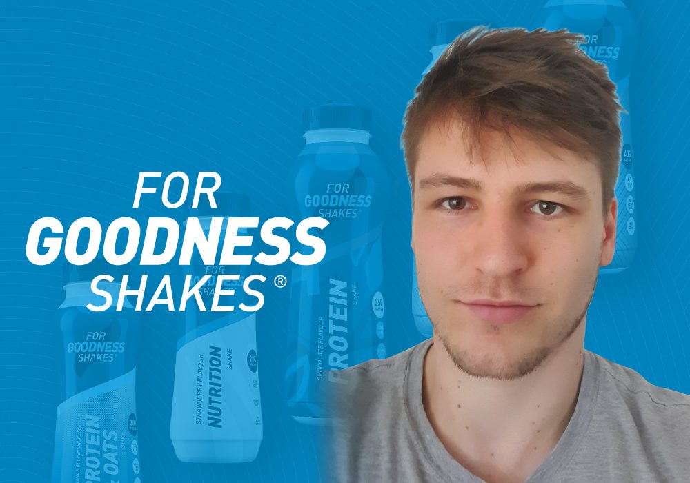 Tom Slater, Finance and Supply Chain Administrator at For Goodness Shakes